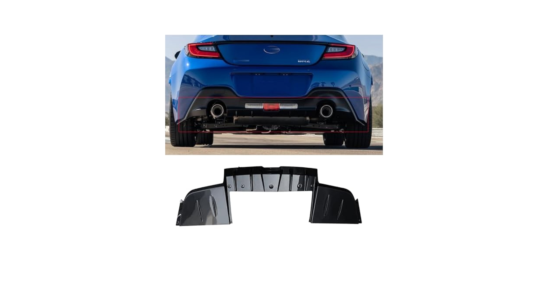 GR86 zn8 リアカナード ディフューザー 黒塗装　BRZ Amazon | AKEa GR86Style GR86[ZN8] リアディフューザー (マット